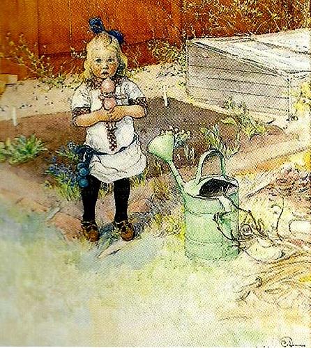 Carl Larsson den underliga dockan china oil painting image